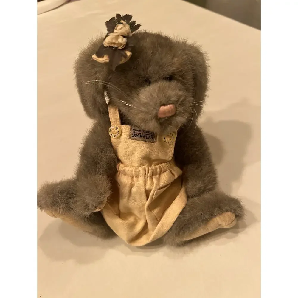 Boyds Bears Whitney Bunny Rabbit Plush 9.5” Bearwear Dress Retired Style 9043